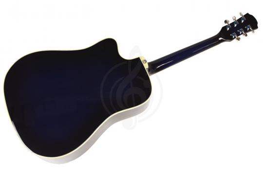 Трансакустическая гитара SOLISTA SG-D1P TA Blue - Транс-акустическая гитара - фото 3