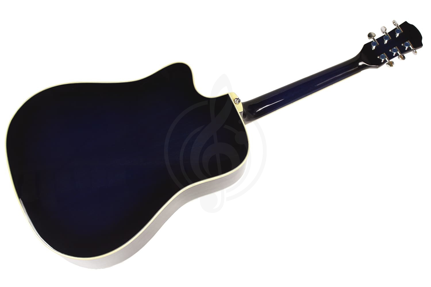 Трансакустическая гитара SOLISTA SG-D1P TA Blue - Транс-акустическая гитара - фото 3