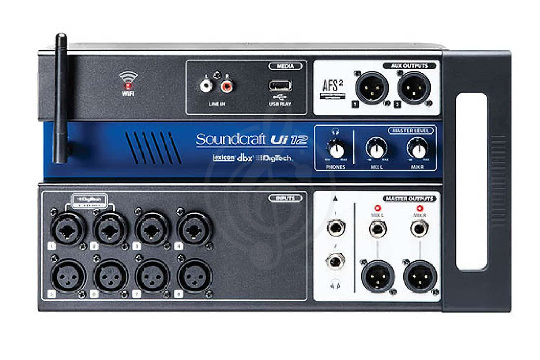 Soundcraft Ui-12 - Цифровой микшерный пульт - фото 1 Цифровой микшер Soundcraft Ui-12 - Цифровой микшерный пульт - фото 1