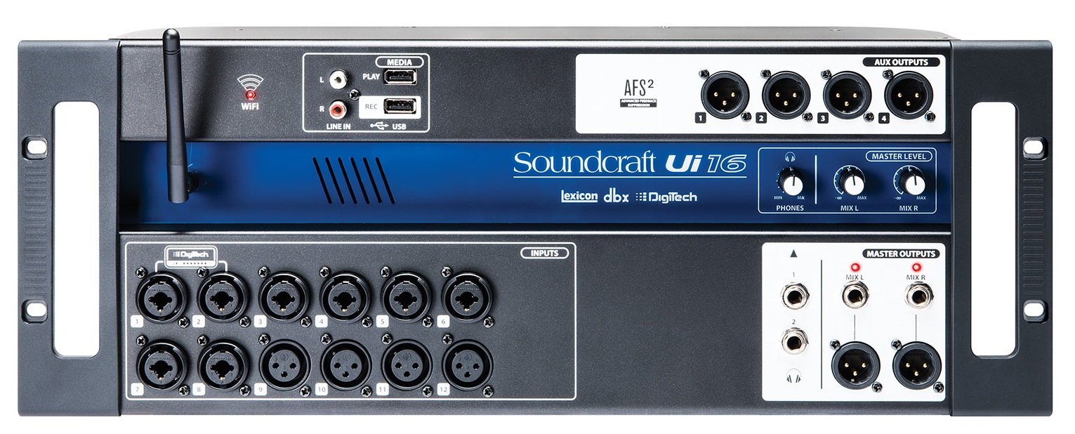 Цифровой микшер SOUNDCRAFT Ui-16 Цифровой микшерный пульт - фото 1