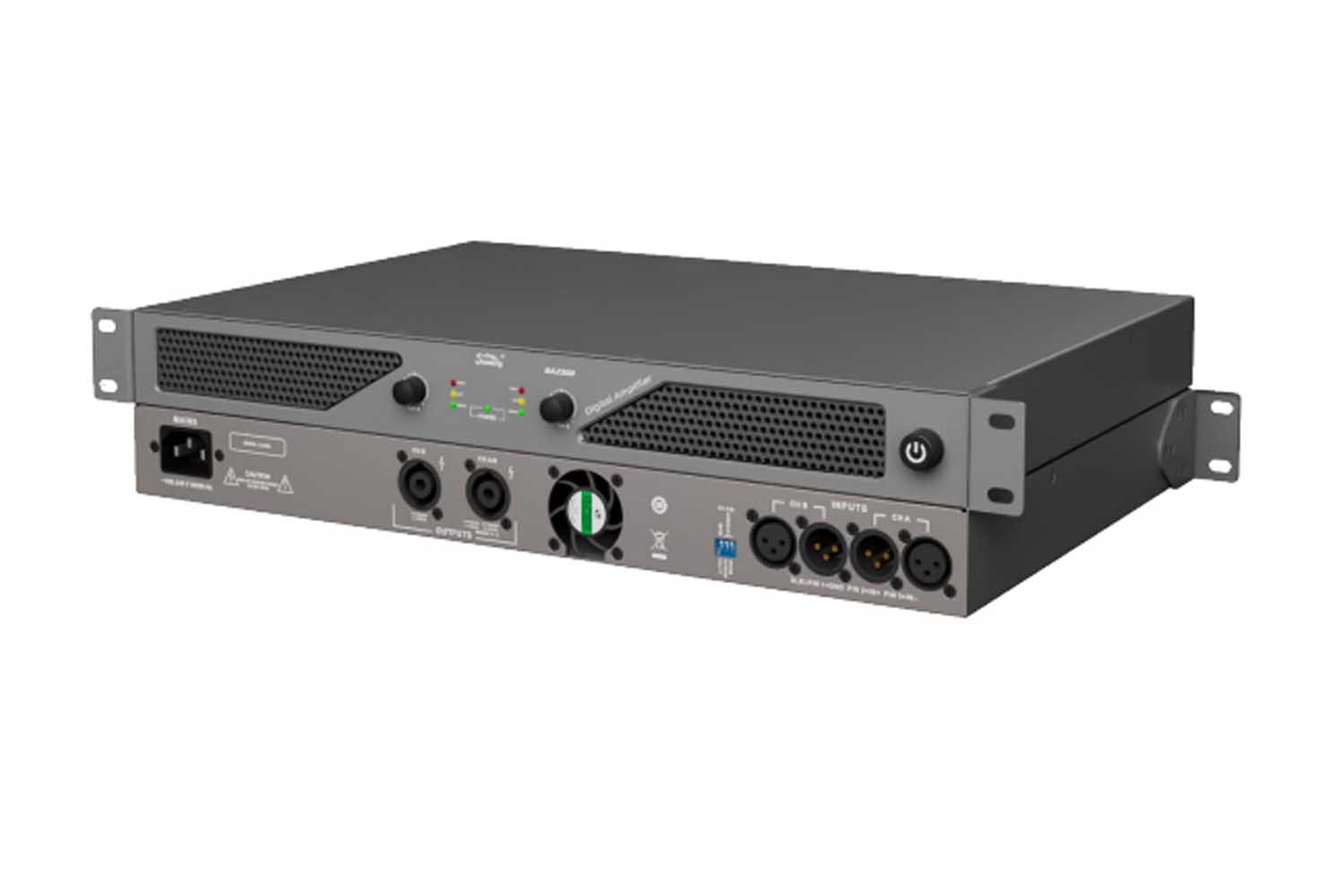 Цифровый усилитель мощности Soundking BA2300 - Усилитель мощности, 2 х 300 Вт - фото 1