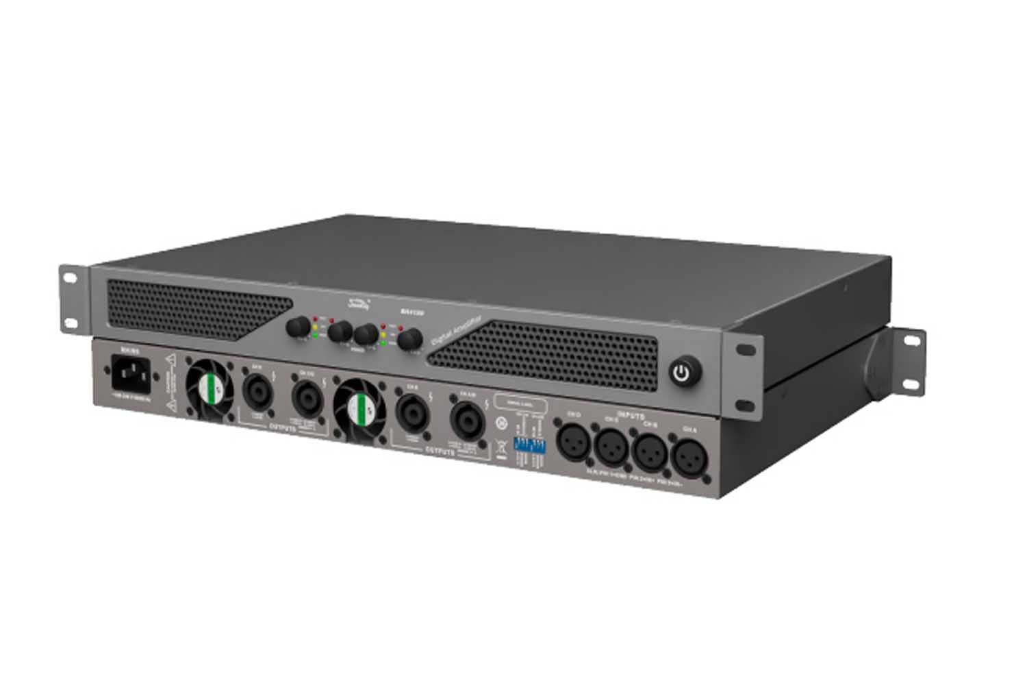 Цифровый усилитель мощности Soundking BA4100 - Усилитель мощности, 4 х 100 Вт - фото 1
