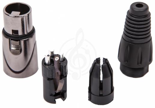 SOUNDKING CX3F003 - кабельный балансный разъем XLR female, 3 контакта, металл/ крышка пластик - фото 2 Разъем XLR SOUNDKING CX3F003 - кабельный балансный разъем XLR female, 3 контакта, металл/ крышка пластик - фото 2