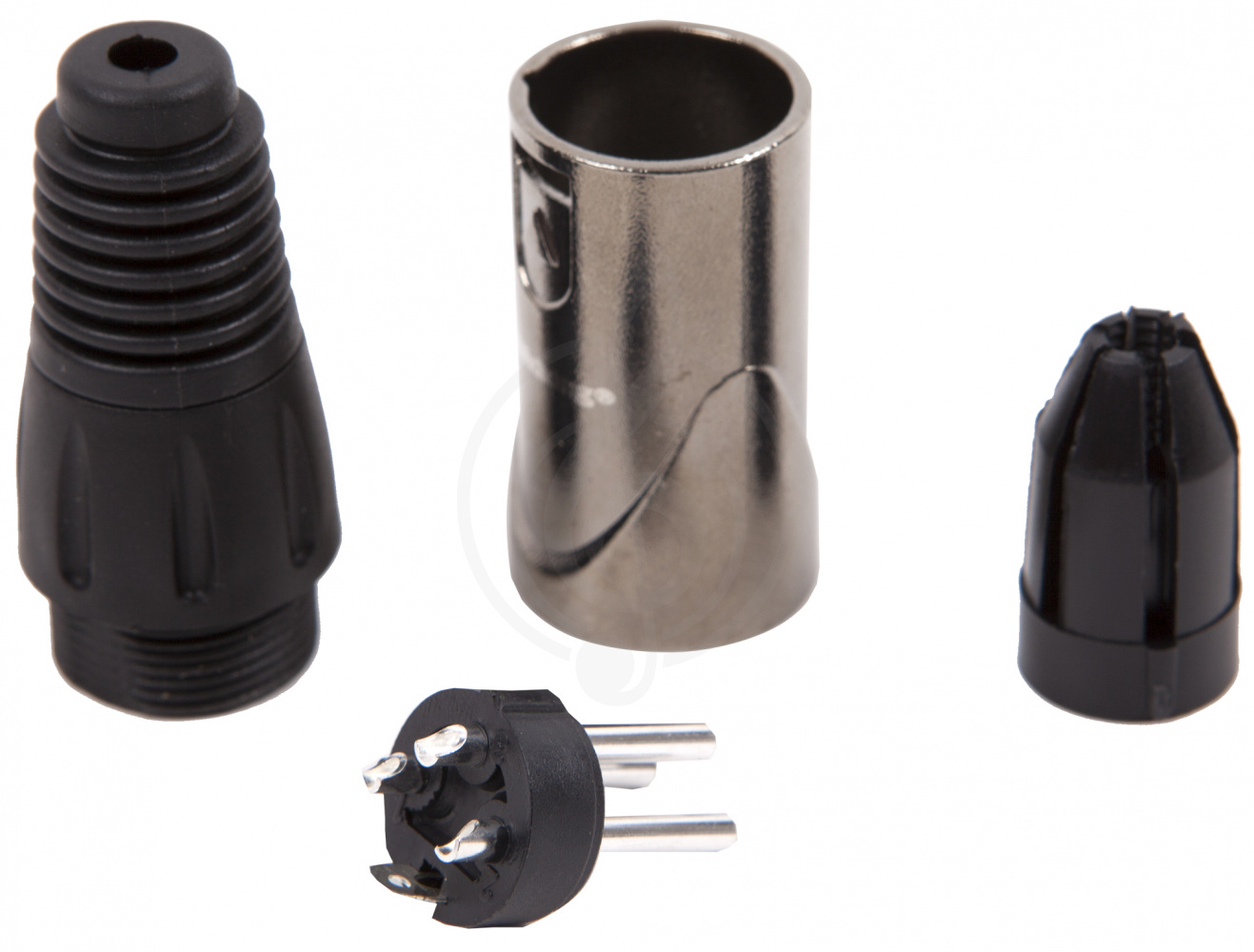 Разъем XLR SOUNDKING CX3M003 - кабельный балансный разъем XLR male, 3 контакта, металл/ крышка пластик - фото 2