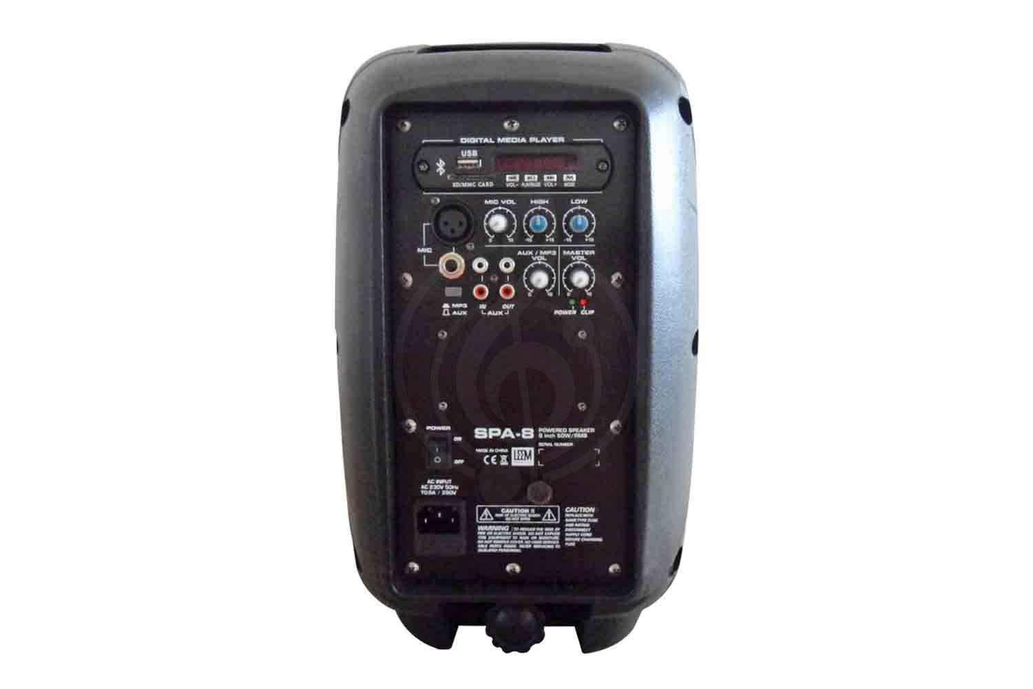 Активная акустическая система SPA-8 Акустическая система активная, MP3, SD, USB, BT, 50Вт, Leem - фото 4