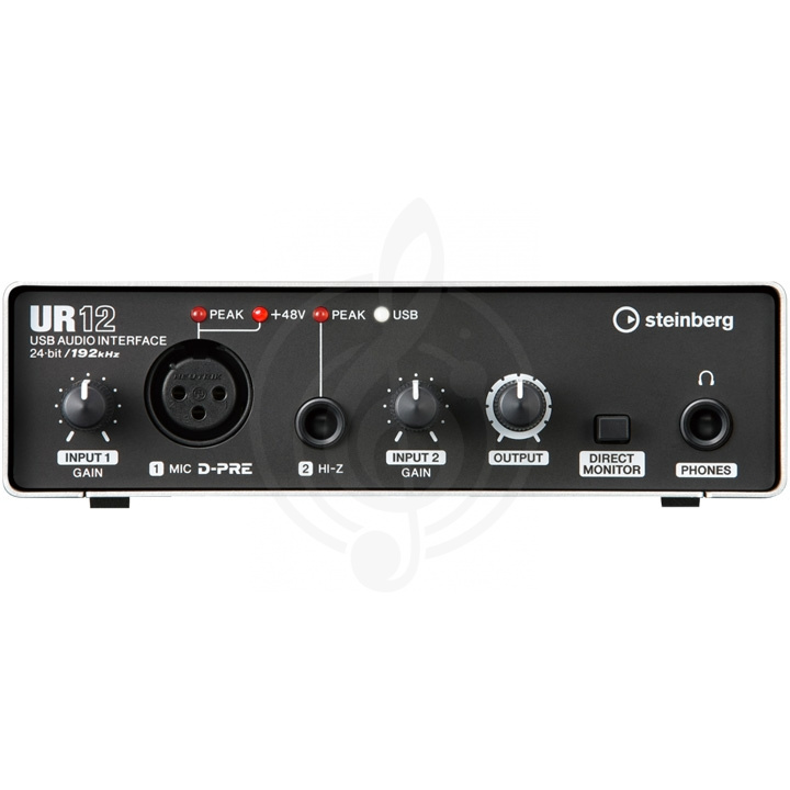  Steinberg UR12 USB Аудиоинтерфейс + CUBASEELLEM 8  - фото 3