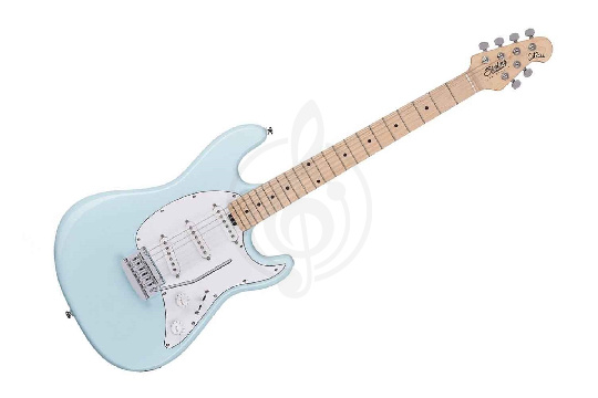 Электрогитара Stratocaster STERLING Cutlass SSS Daphne Blue - Электрогитара 6 струн - фото 1