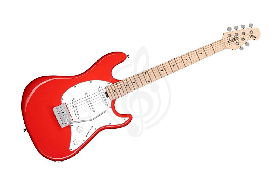 STERLING Cutlass SSS Fiesta Red - Электрогитара 6 струн - фото 1 Электрогитара Stratocaster STERLING Cutlass SSS Fiesta Red - Электрогитара 6 струн - фото 1