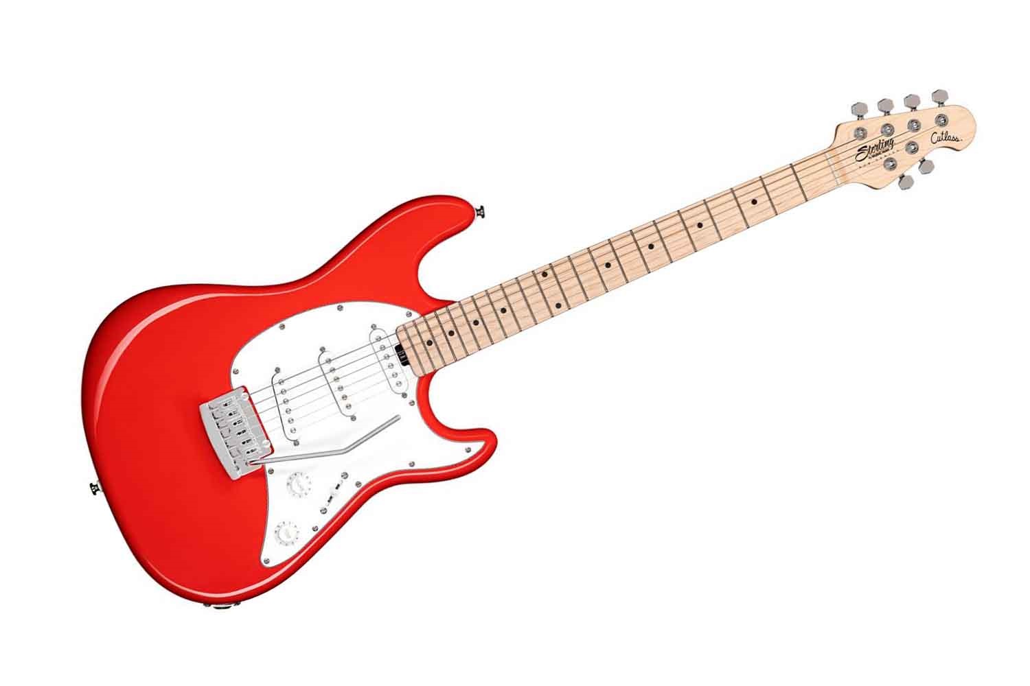 Электрогитара Stratocaster STERLING Cutlass SSS Fiesta Red - Электрогитара 6 струн - фото 1
