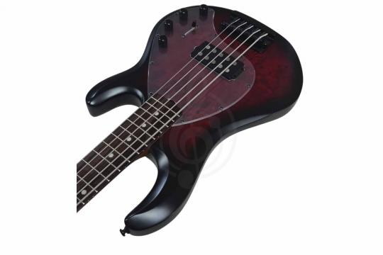 Бас-гитара STERLING StingRay HH Dark Scarlet Burst - Бас-гитара 4 струны - фото 3
