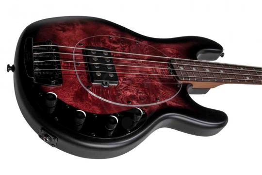 Бас-гитара STERLING StingRay HH Dark Scarlet Burst - Бас-гитара 4 струны - фото 5
