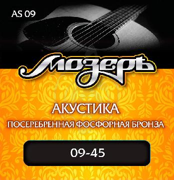 Изображение Струны Мозеръ AS09 акустические (009-045)