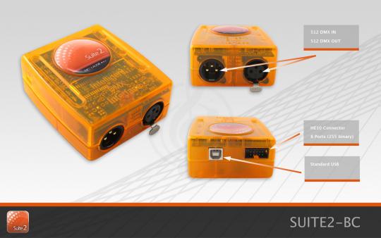 SUNLITE SUITE2-FC - USB/DMX-интерфейс - фото 2 USB/DMX интерфейс SUNLITE SUITE2-FC - USB/DMX-интерфейс - фото 2