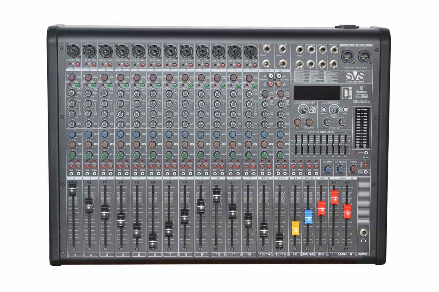 Аналоговый микшер SVS Audiotechnik AM-16 - Аналоговый микшерный пульт - фото 1