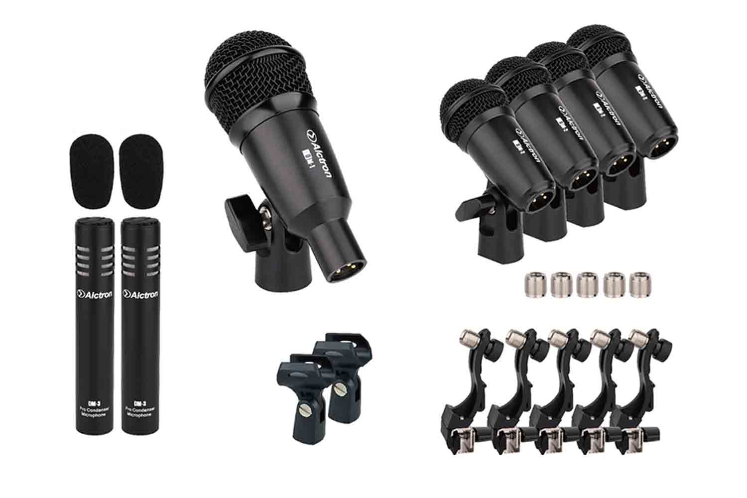 Инструментальный микрофон T8400 Комплект микрофонов для ударных, Alctron - фото 1