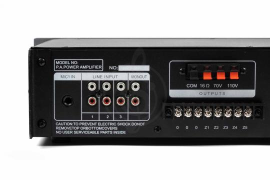 Трансляционный усилитель мощности TADS DS-6120 - Усилитель мощности трансляционный, 120 Вт - фото 3