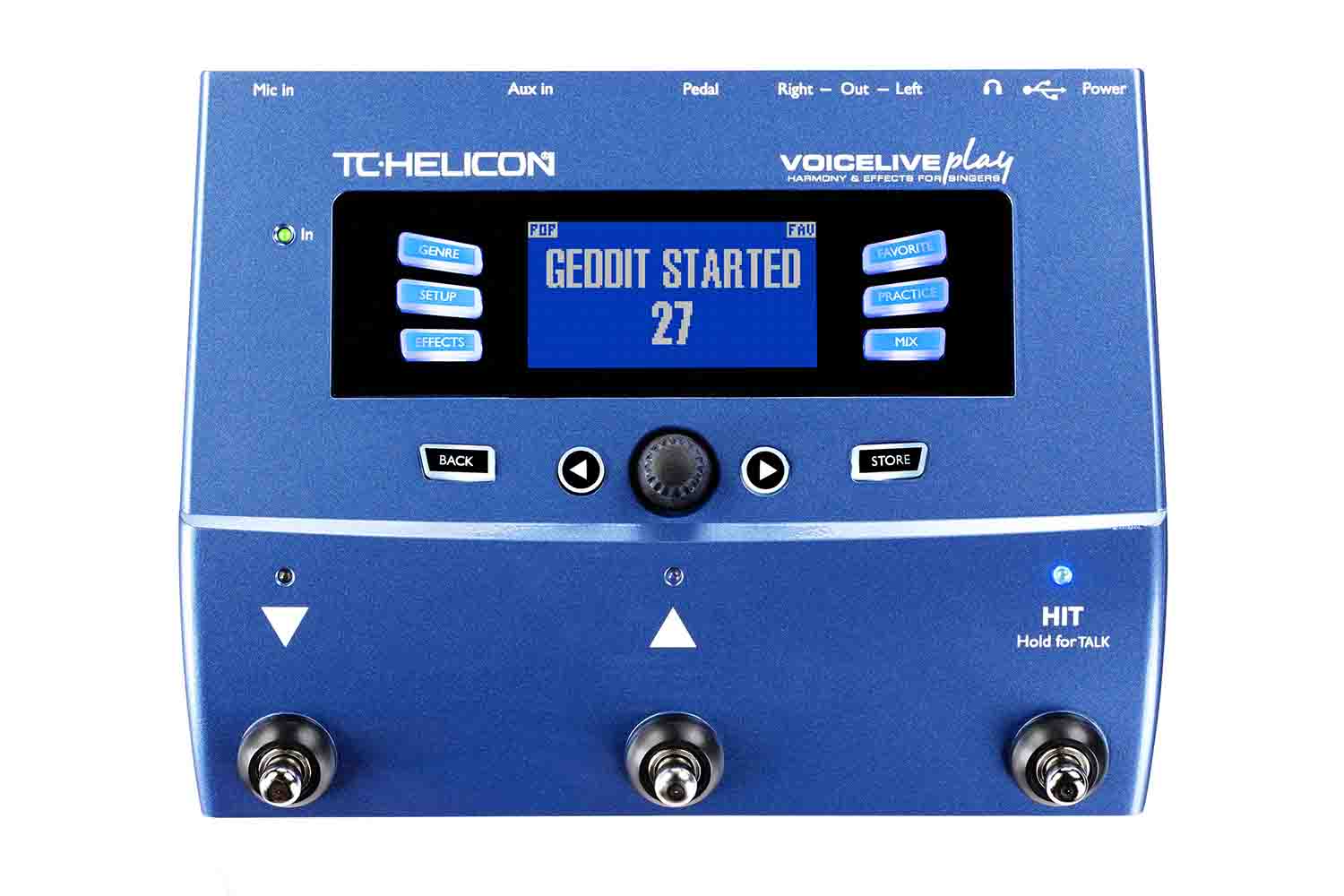 Вокальный процессор TC HELICON VOICELIVE PLAY напольный вокальный процессор эффектов - фото 1