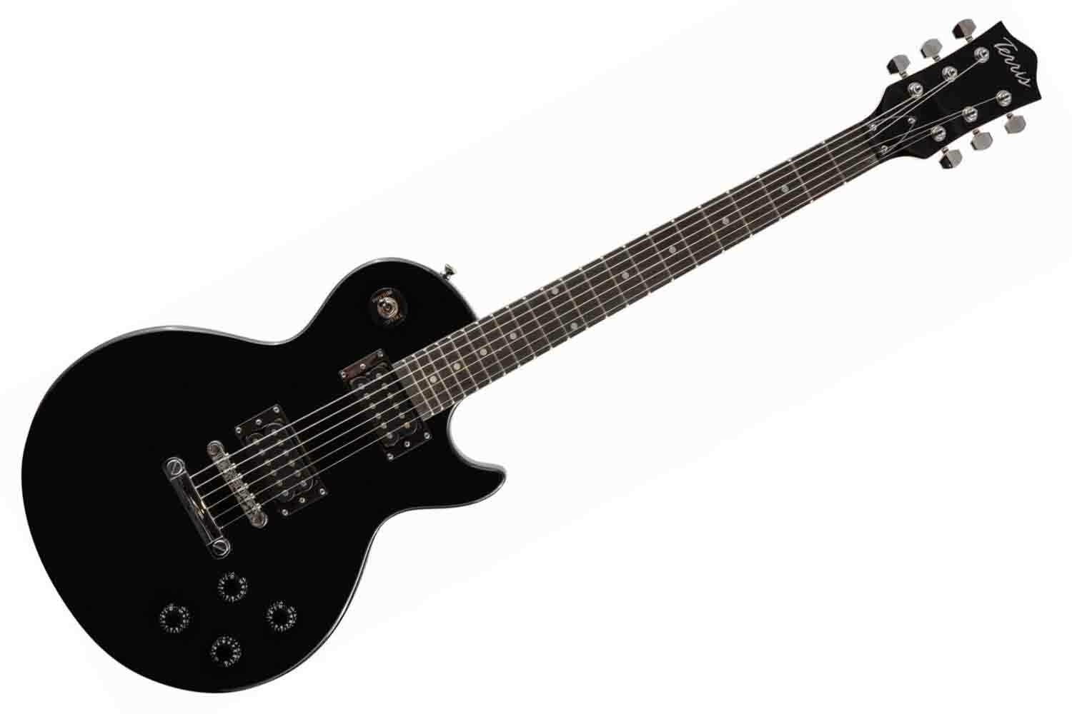 Электрогитара Les Paul TERRIS TLP-039 BK - Электрогитара Les Paul, HH, 2V2T, цвет черный - фото 1