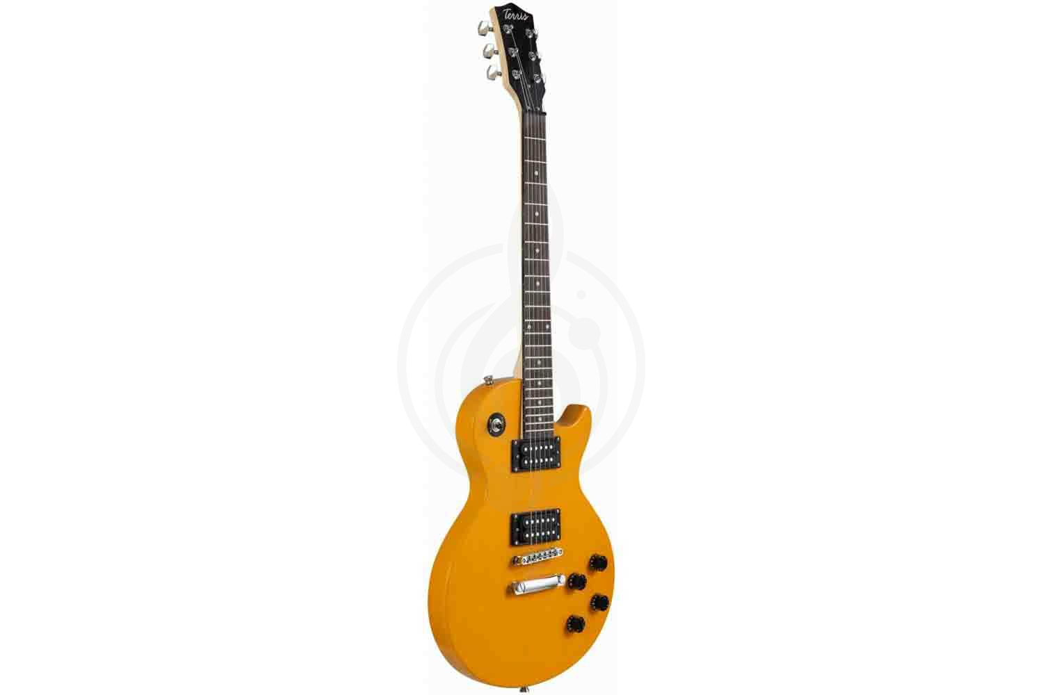 Электрогитара Les Paul TERRIS TLP-039 YW - Электрогитара Les Paul, HH, 2V2T, цвет оранжевый - фото 3