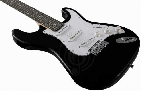 Электрогитара Stratocaster TERRIS TST-39 BK - Электрогитара, стратокастер, SSS, цвет черный - фото 4
