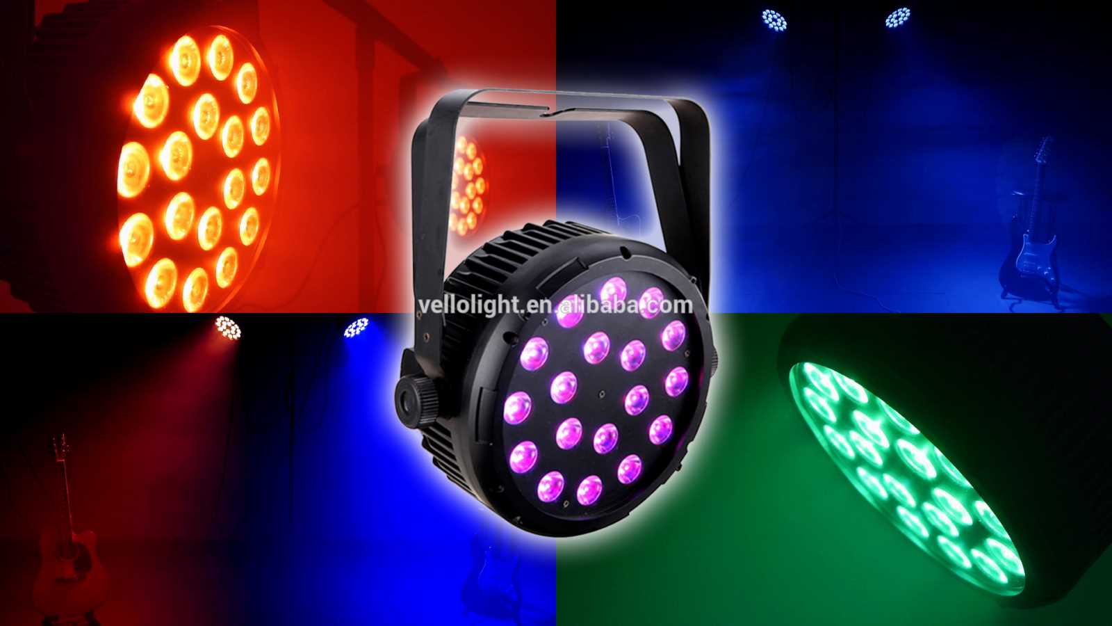 Заливной светильник (LED wash) VELLO LED Elf colorpar-18(4in1) - фото 1