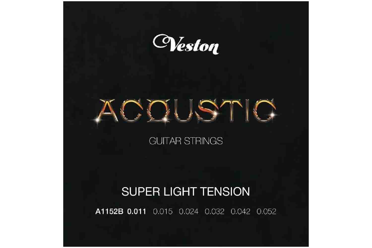 Струны для акустической гитары VESTON A1152 B - Комплект струн для акустической гитары - фото 1