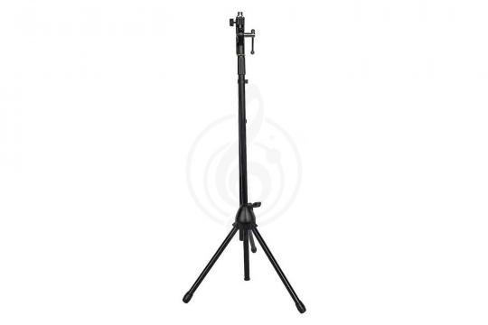 Стойка для микрофона напольная VESTON MS055 - Микр. стойка прямая с круг.основанием, черн - фото 2