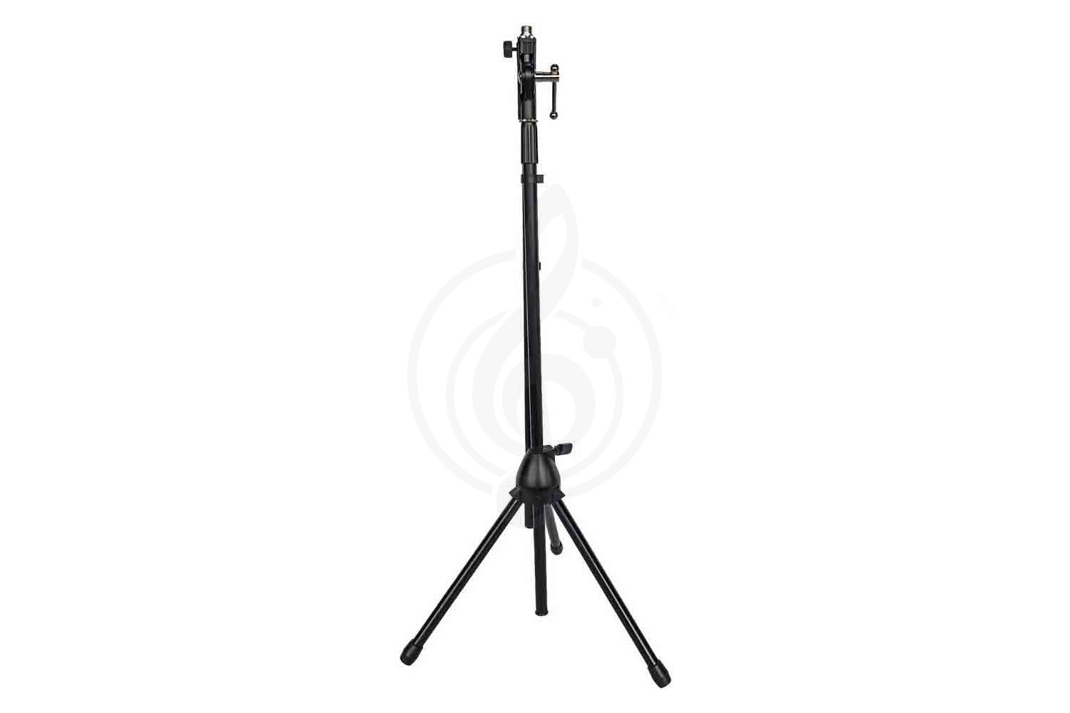 Стойка для микрофона напольная VESTON MS055 - Микр. стойка прямая с круг.основанием, черн - фото 2