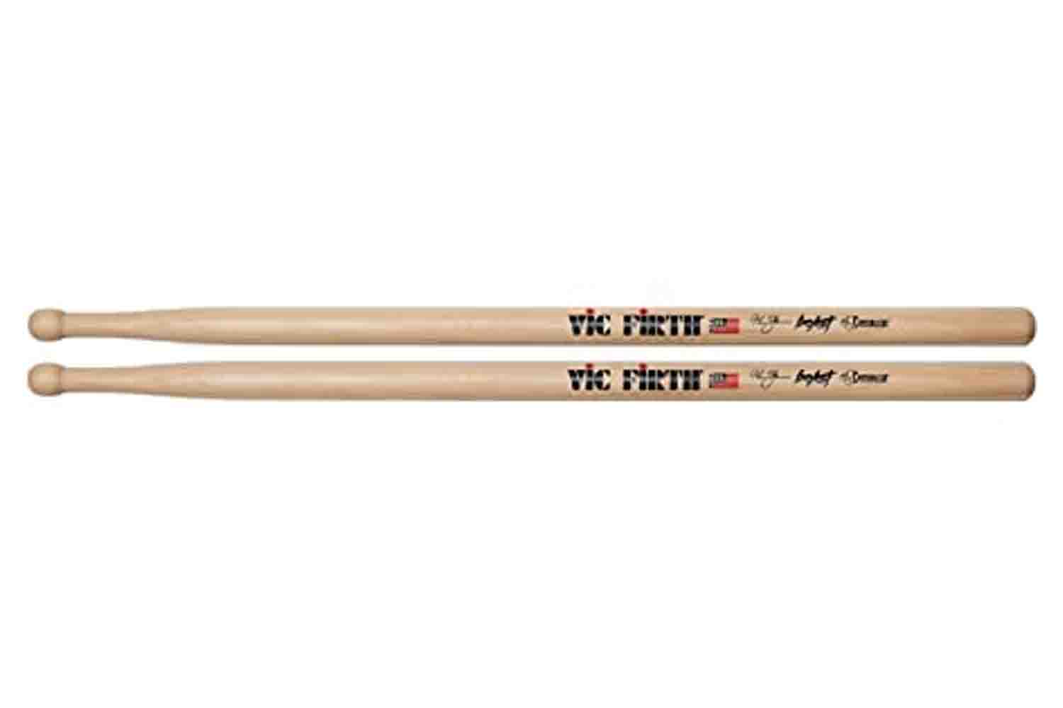 Барабанные палочки Vic Firth VIC-SRC Corpsmaster Snare Roger Carter - Барабанные палочки, деревянный наконечник - фото 1