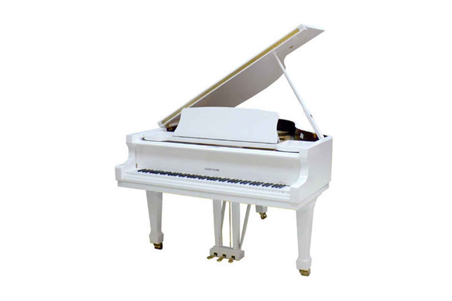 Акустический рояль W. Hoffmann Tradition T 186 WHP - Рояль аккустический белый, полированный - фото 1