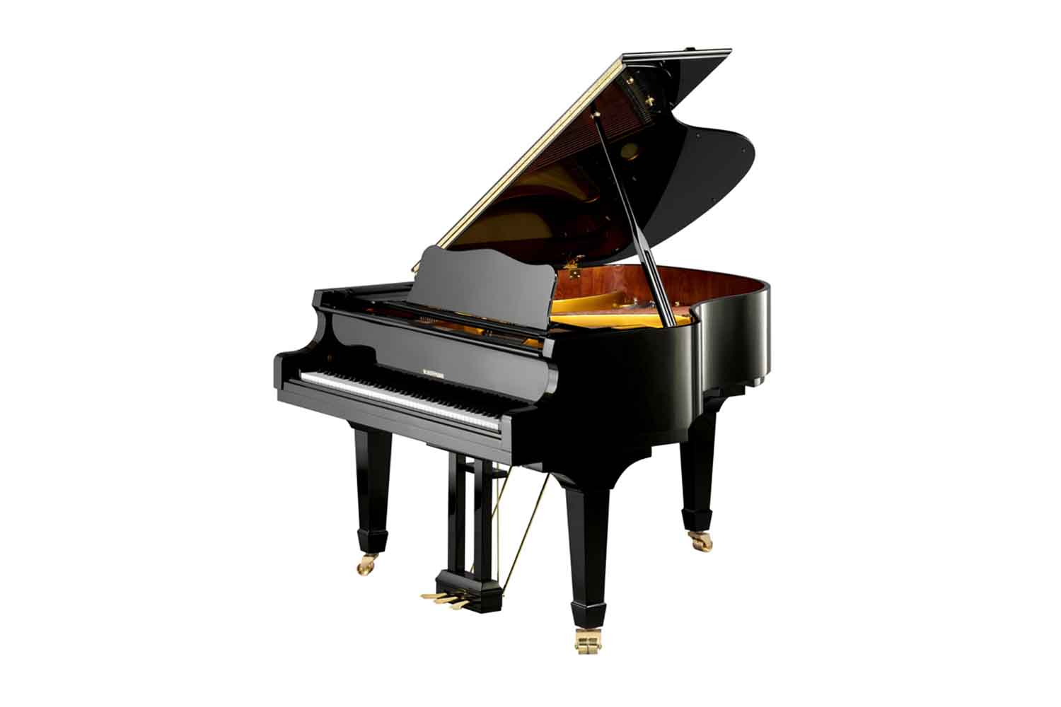 Акустический рояль W. Hoffmann Vision V 175 BLP - Рояль акустический черный, полированный - фото 1