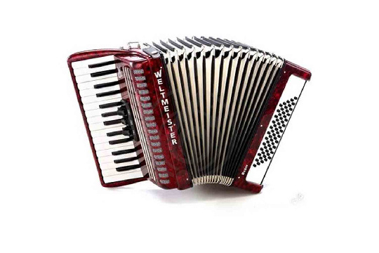 Аккордеон 1/2 Weltmeister Rubin 30/60/II/3 Аккордеон, цвет красный - фото 1