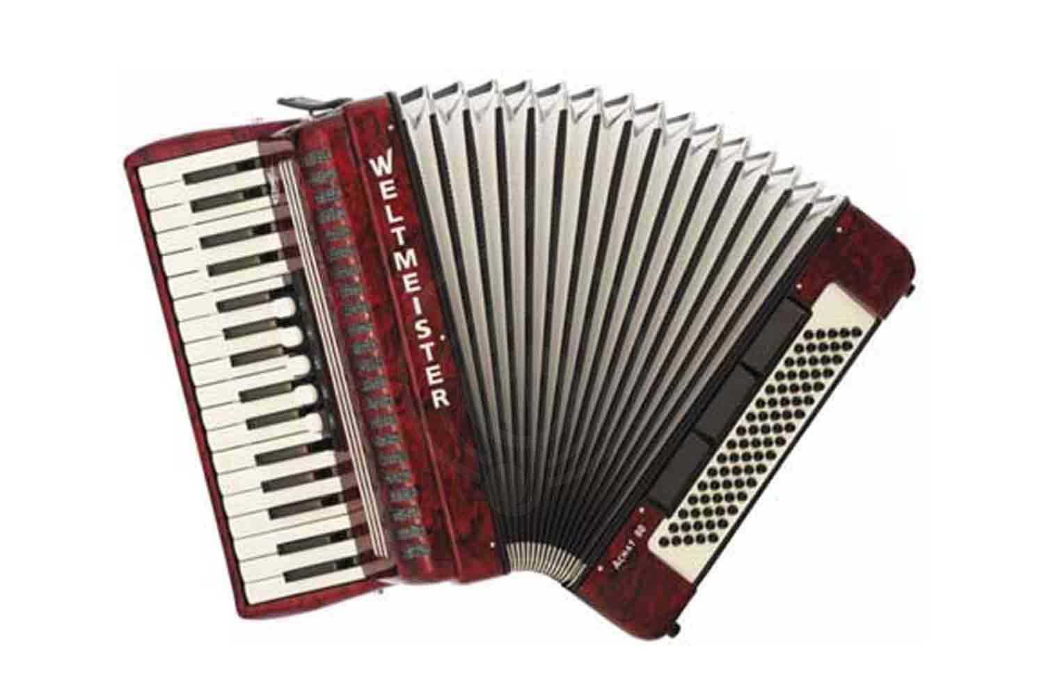 Аккордеон 1/2 Weltmeister Rubin 30/60/II/3 Аккордеон, цвет красный - фото 5