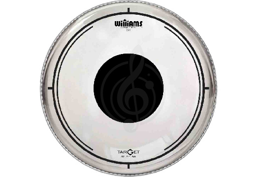 Williams DT2-7MIL-22 Target Dot Series Clear - Пластик для бас-барабана 22", прозрачный - фото 1 Пластик для бочки Williams DT2-7MIL-22 Target Dot Series Clear - Пластик для бас-барабана 22", прозрачный - фото 1