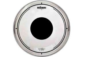 Изображение Williams DT2-7MIL-24 Target Dot Series Clear - Пластик для бас-барабана 24", прозрачный