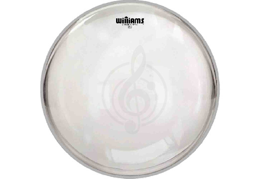 Пластик для бочки Williams W1-10MIL-18 Clear Series - Пластик для бас-барабана 18", прозрачный - фото 1