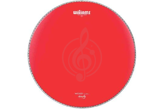 Изображение Williams WCR2-10MIL-08 Density Red Series - Пластик для том-барабана 8", с покрытием, красный