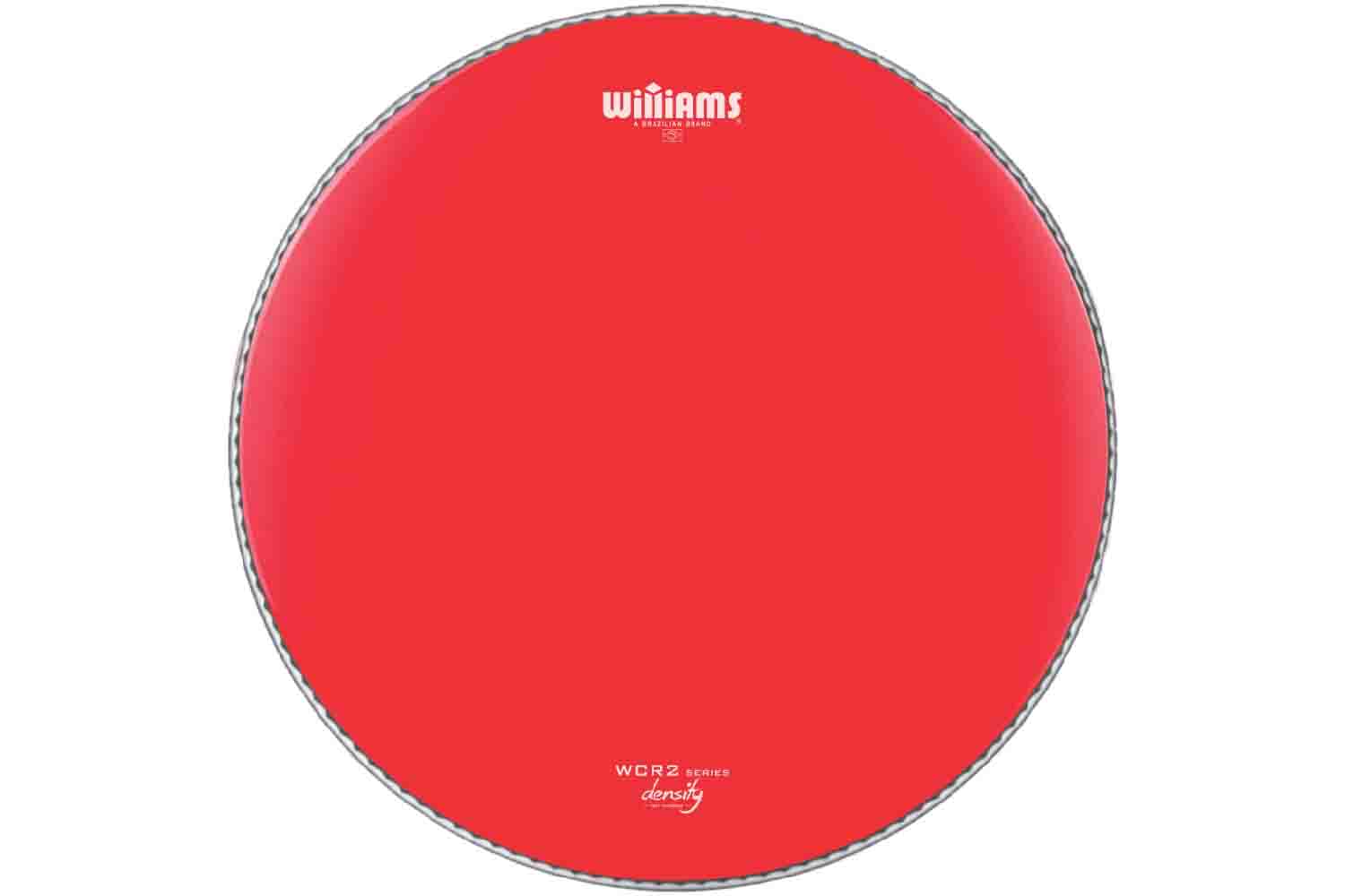 Пластик для томов Williams WCR2-10MIL-08 Density Red Series - Пластик для том-барабана 8", с покрытием, красный - фото 1