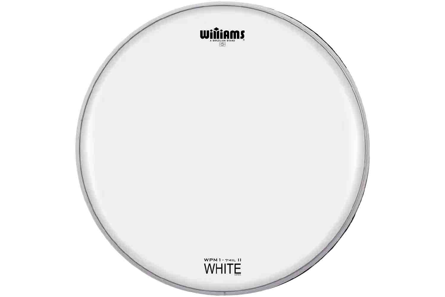 Пластик для бочки Williams WPM1-7MIL-22 Percussion Milk Series - Пластик для перкуссионных инструментов 22" - фото 1