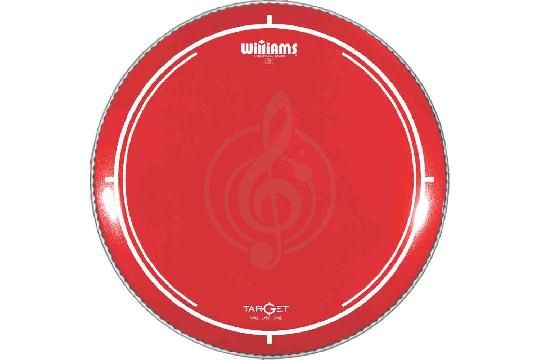 Изображение Пластик для барабанов Williams WR2-7MIL-06 Target Series Red