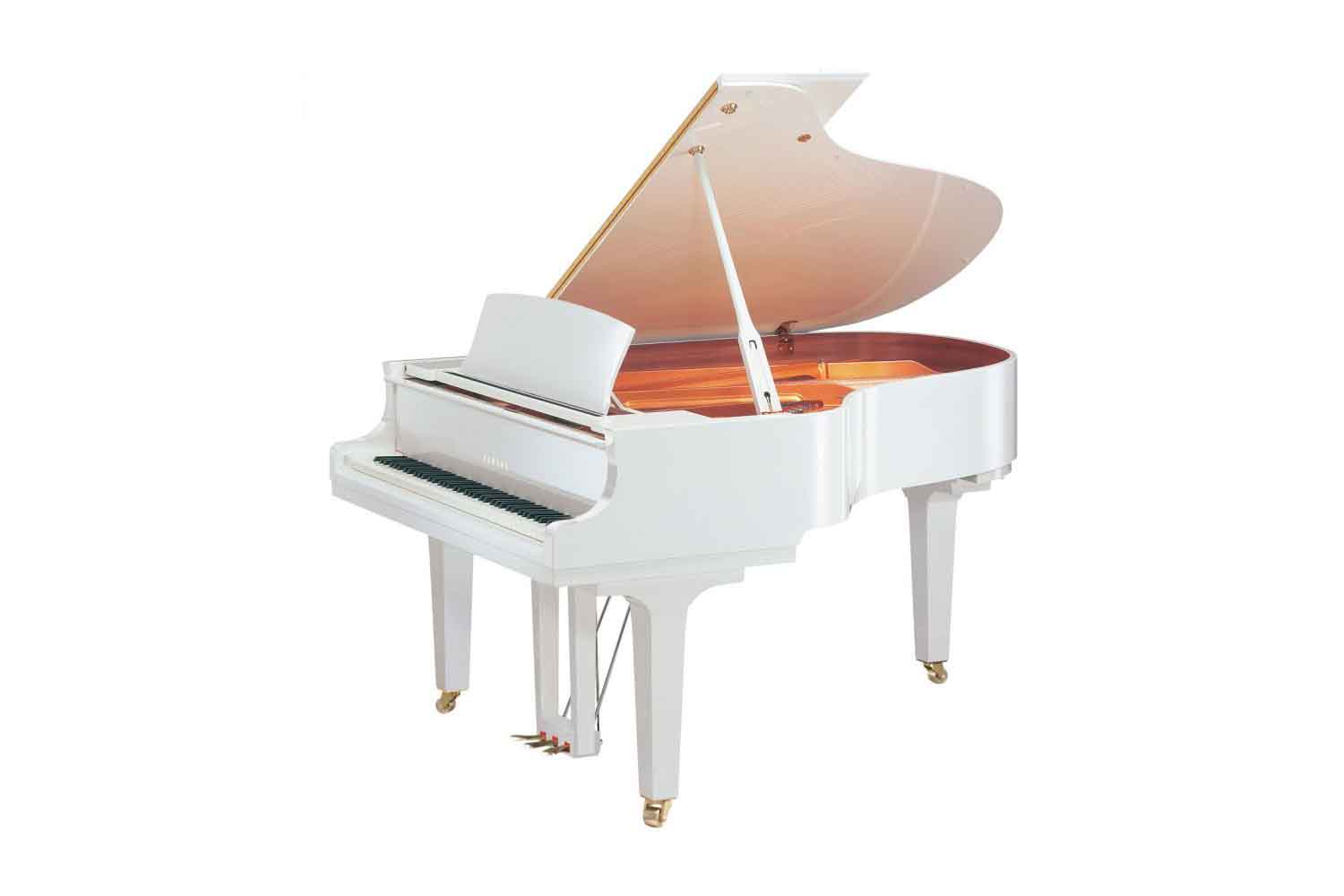 Акустический рояль Yamaha C3X PWH - Рояль акустический, цвет белый - фото 1