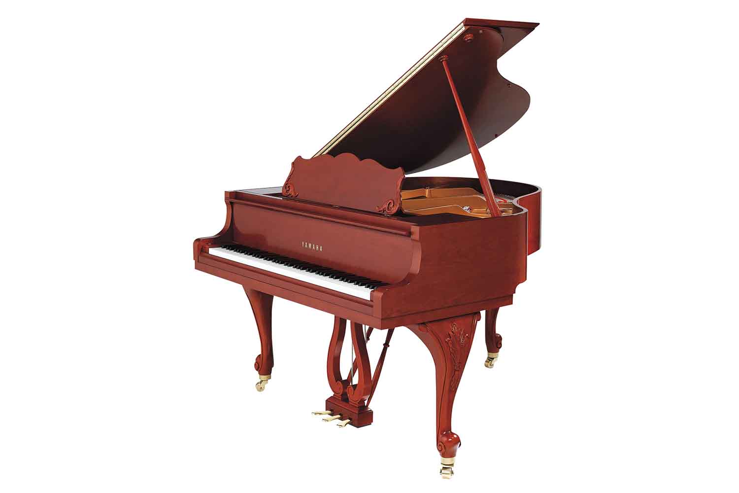 Акустический рояль Yamaha GB1K FB - Рояль акустический, цвет французская провинциальная вишня - фото 1