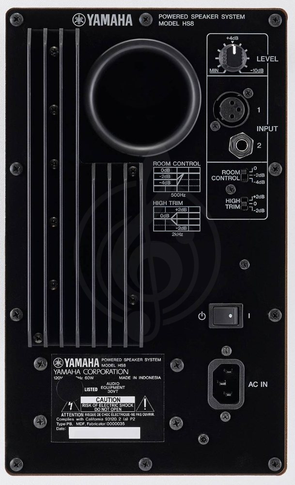 Студийный монитор YAMAHA HS8W Студийный монитор - фото 3