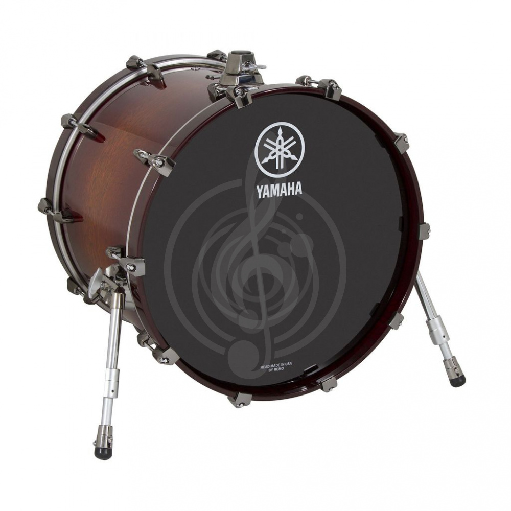 Бас-барабан Yamaha LNB2218(ASS) бас барабан 22"х18", дуб, 8 слоёв, цвет Amber Shadow Sunburst - фото 1