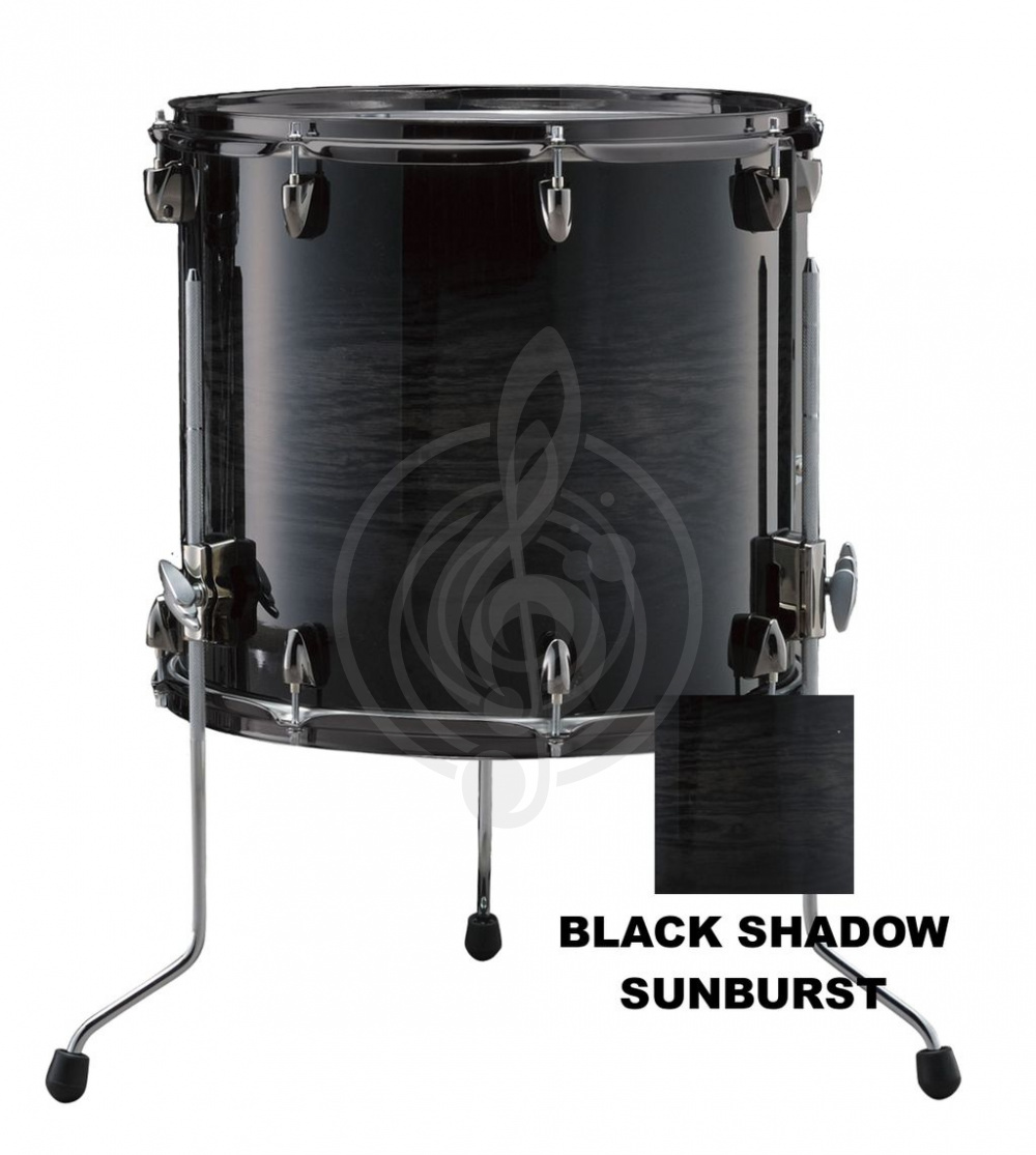  Yamaha LNF1413(BLSS) том напольный 14"х13", дуб, 8 слоёв, цвет BlackShadow Sunburst - фото 1