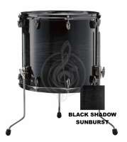 Изображение Yamaha LNF1615(BLSS) том напольный 16"х15", дуб, 8 слоёв, цвет Black Shadow Sunburst