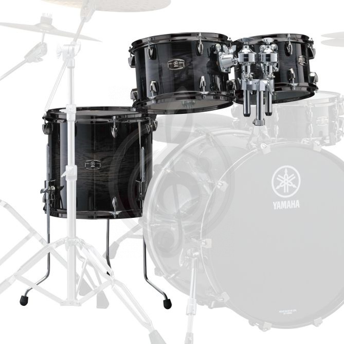  Yamaha LNP4F3(BLSS) комплект томов (LNT1007, LNT1208, LNF1413, TH945B) цвет Black Shadow Sunburst - фото 1
