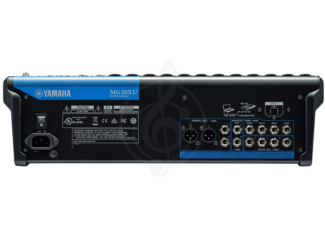 Аналоговый микшер Yamaha MG20XU - Микшерный пульт - фото 3