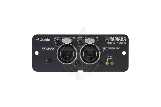 Цифровой микшер YAMAHA NY64-D - Карта расширения Dante - фото 1