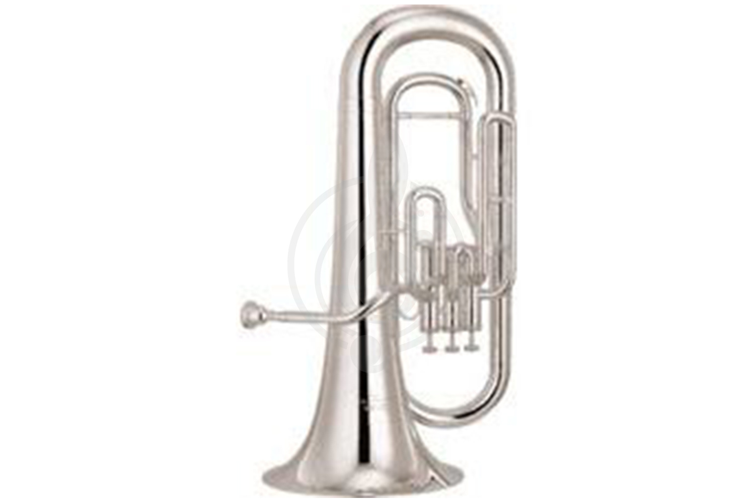 Эуфониум Yamaha YEP-201S	- эуфониум (баритон) in B, стандартная модель, 3х помповый, посеребренный - фото 1